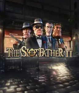 Enter the underworld world of The Slotfather Part II game by Betsoft, highlighting a lineup of iconic mafia characters set against a moody urban backdrop. This image portrays the dramatic atmosphere of the mobster lifestyle with its vivid character design and ominous setting. Ideal for lovers of gangster-themed games, delivering a gripping adventure. 